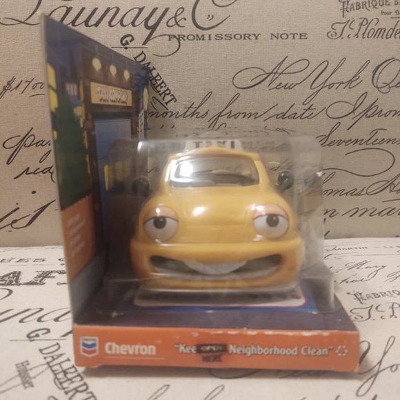 Yellow Chevron Cars Tyler Taxi Cab 1997 - Picture 3 of 5